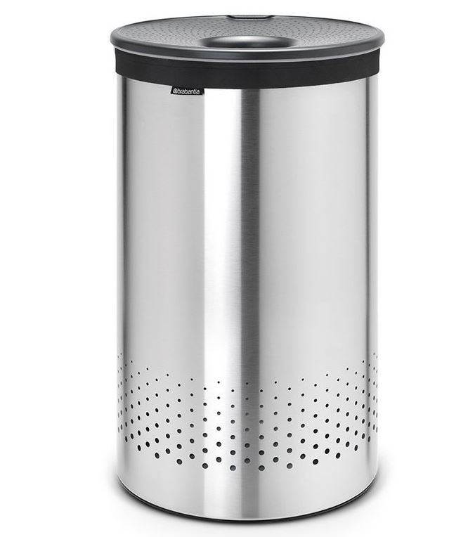 Brabantia Vasketøjskurv 60 liter - Matt Steel